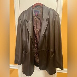 Brown Leather Jacket